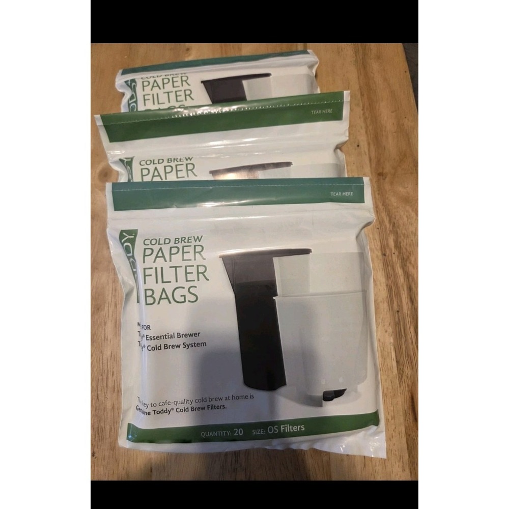 Toddy Disposable Paper Filter Bags 20 Pack THMPFF20